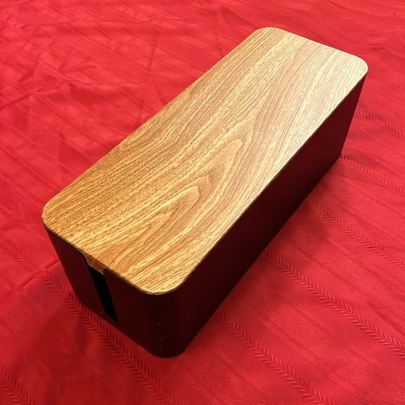 Kenberrys Cable Management Box Set - Large & Medium Woodgrain & Black Style - Picture 4 of 16